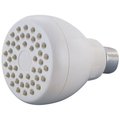 Boston Harbor Showerhead Fx/Mt W/Rub Tip Wht B11041WH